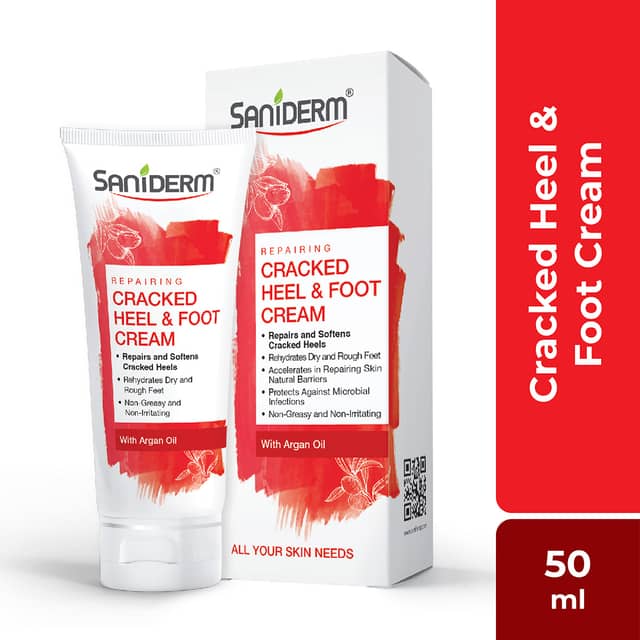 Saniderm Cracked Heel & Foot Balm with Argan Oil