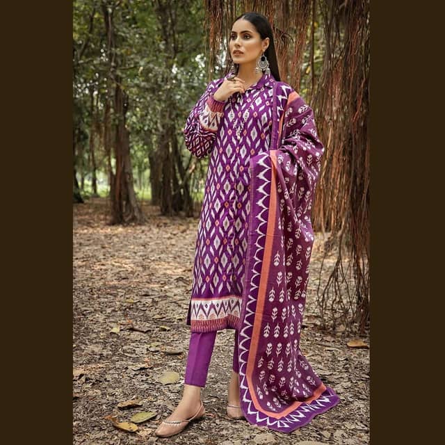 Ideas Unstitched Khaddar Suit K-22045 3PC