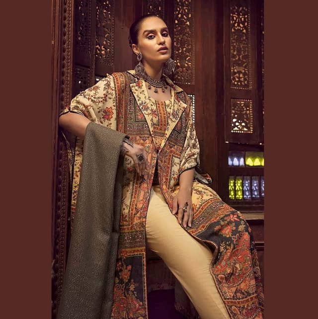Ideas Pashmina Shawl Unstitched Suit AP-22013 3PC