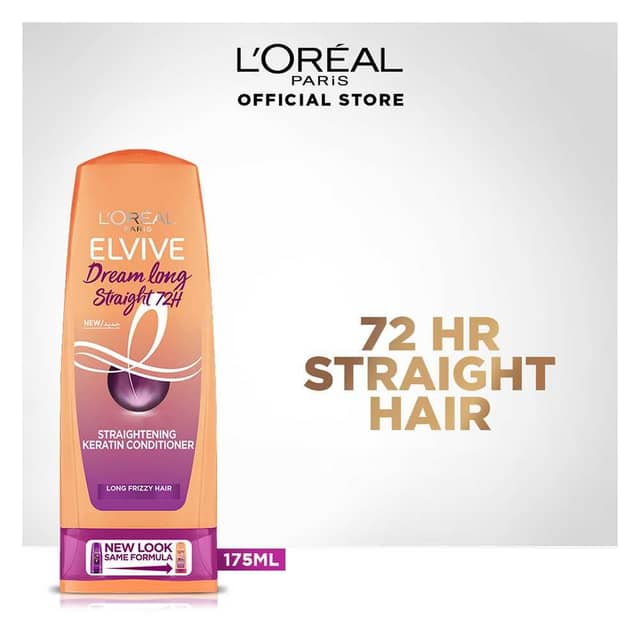 L'Oreal Paris Elvive Dream 72H Straightening Keratin Conditioner 175ml