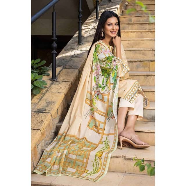 Lawn Unstitched Digital Printed Suit CL-32248 3PC