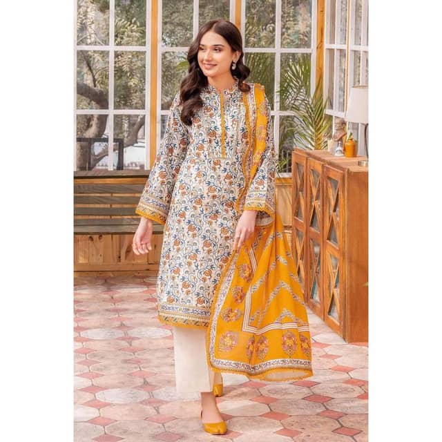 Lawn Unstitched Printed Suit CL-32285B 3PC