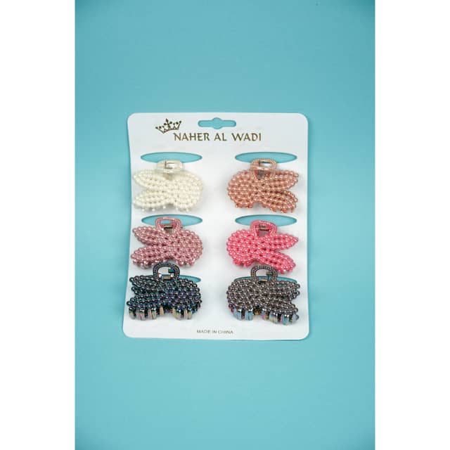 Penguins Girls Small Hair Catcher Multicolor  Pack Of 6