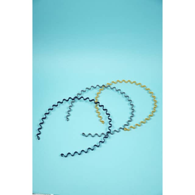 Penguins Wavy Metal Hair Band Pack Of 3