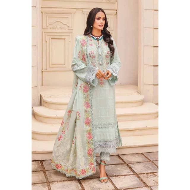 Ideas Embroidered Lawn Unstitched Suit CL-32404 3PC