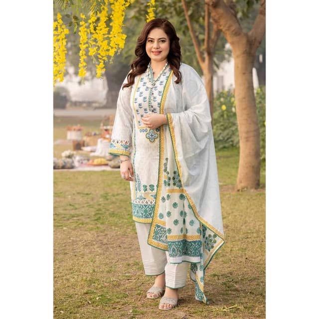 Ideas Printed Lawn Unstitched Suit CL-42138 B 3PC