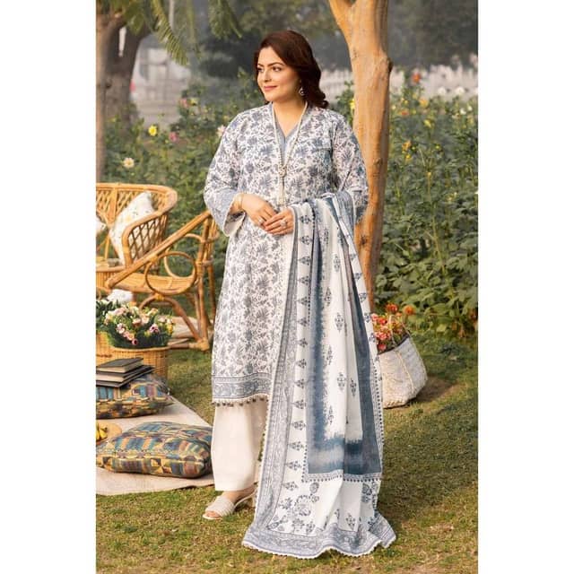 Ideas Printed Lawn Unstitched Suit CL-42193 B 3PC