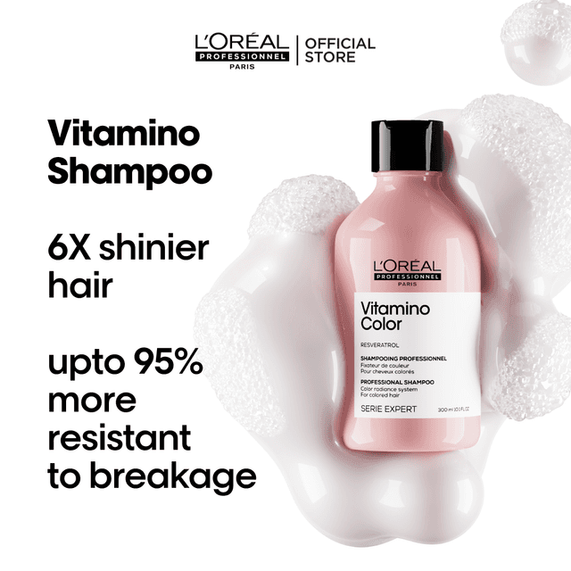 L'Oreal Professionnel Serie Expert Vitamino Shampoo 300ml- For Color Treated Hair