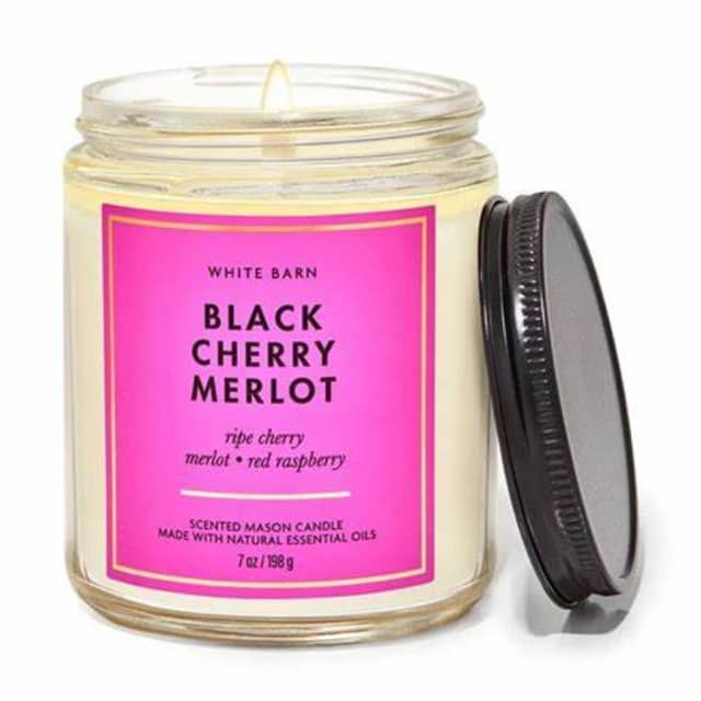 Bath And Body Works Candle  Images Black Cherry Merlot198g