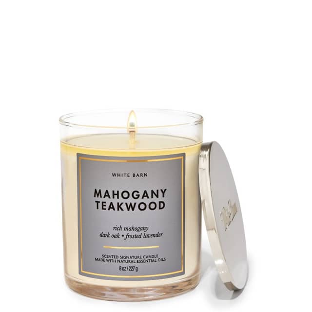 Bath And Body Works Candle Mahogany Teakwood 198g