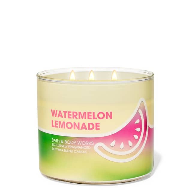 Bath And Body Works Watermelon Lemonade 3-Wick Candle