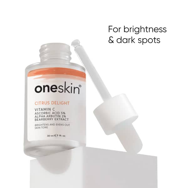 OneSkin Citrus Delight  Vitamin C 5% Alpha Arbutin 1% Bearberry Extract Serum 30ml