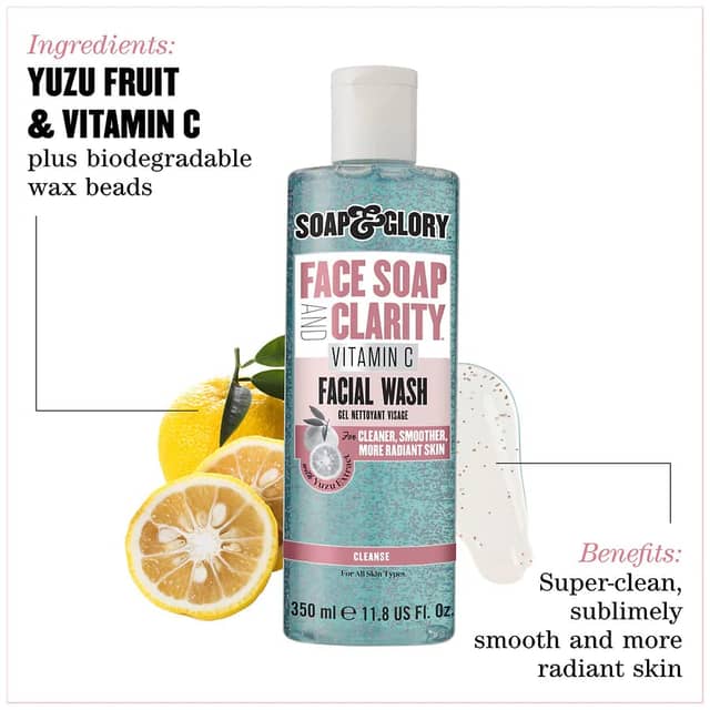 Soap & Glory Face Soap & Clarity Vitamin C Face Wash 350ml