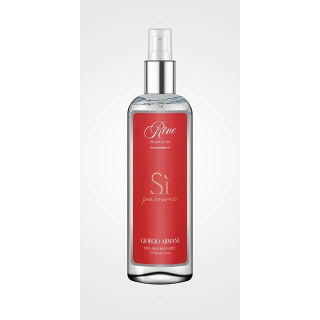 Giorgio Armani Si Passion Body Mist By Reve Fragrances 125ml