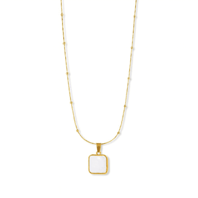Kushim White Lotus Neclace