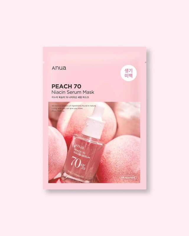 Anua Peach 70 Niacin Serum Mask 10Pcs