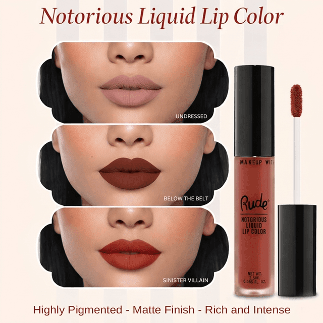 Rude Notorious Liquid Lip Color