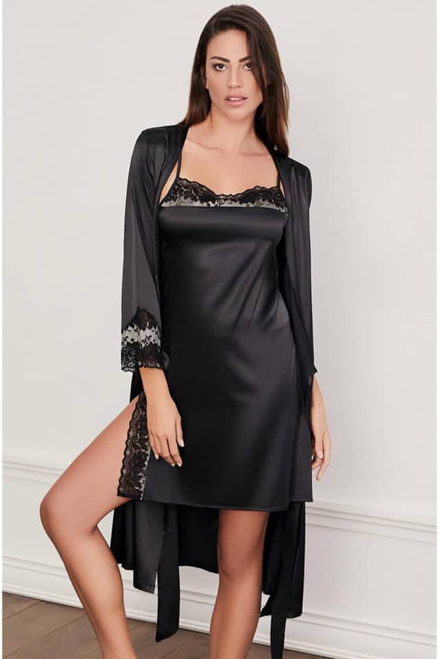 Eros Lingerie Serena Nightgown Set Ersk860