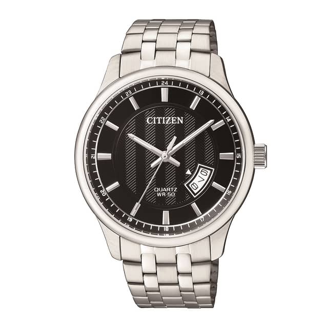 Citizen Stainless Steel Gents Watch BI1050-81E Black
