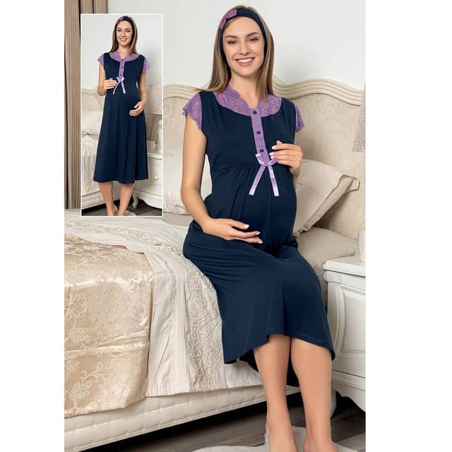 Jenika Collection Night Gown for Pregnant Women 47945