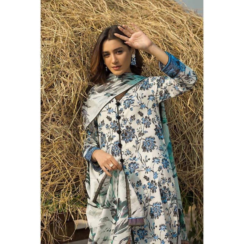 Lawn Unstitched Digital Printed Suit CL-32207 3PC