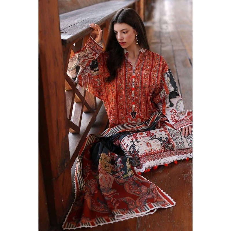 Lawn Unstitched Digital Printed Suit CL-32340 3PC