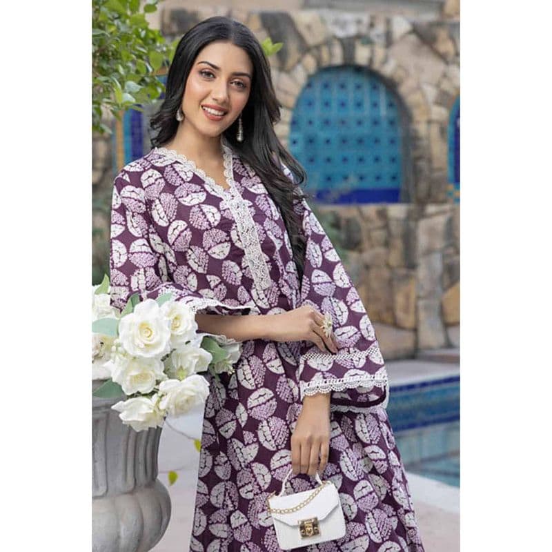 Lawn Unstitched Suit Shirt Trouser TL-32054 2PC