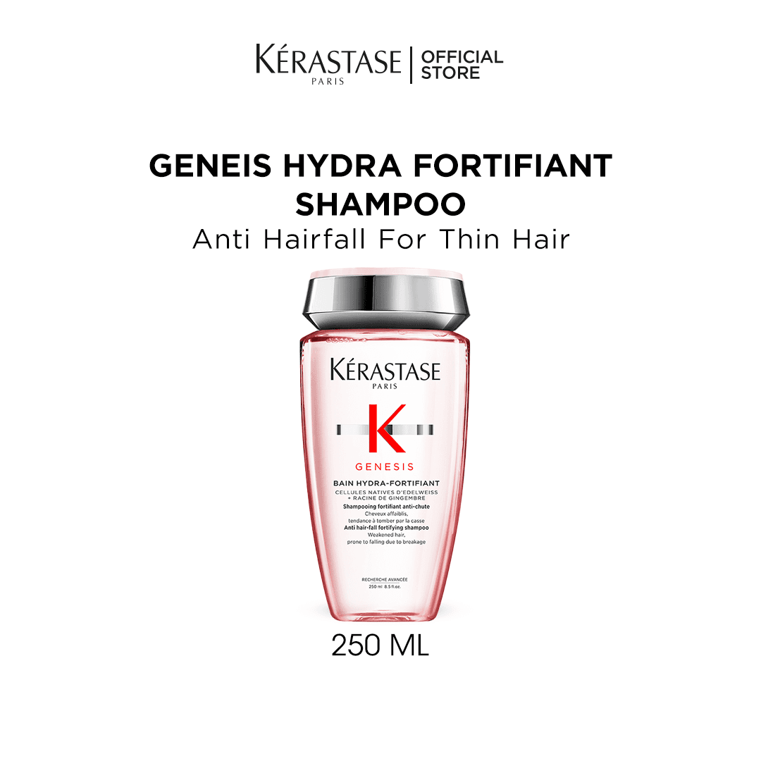 Kerastase Genesis Hydra-Fortifiant Shampoo 250ml- Anti-Hair Fall For Thin & Greasy Hair