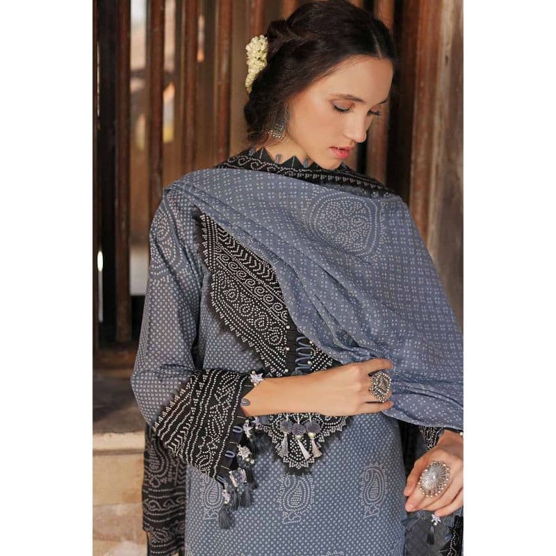 Chunri Lawn Unstitched Suit CL-22067A 3PC