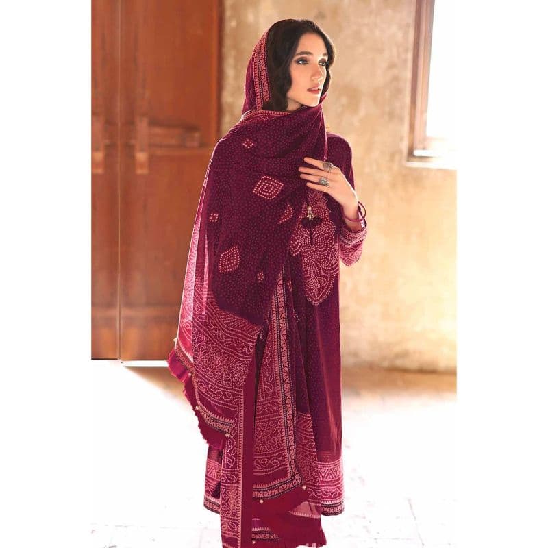Chunri Lawn Unstitched Suit CL-22069B 3PC