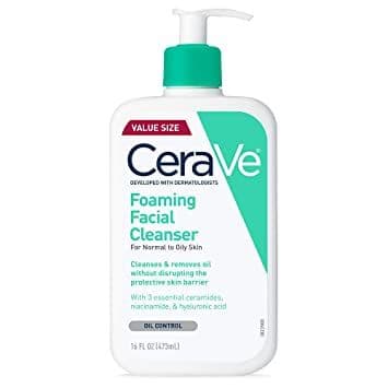 CeraVe Foaming Face Wash Facial Cleanser for Normal to Oily Skin 473ml