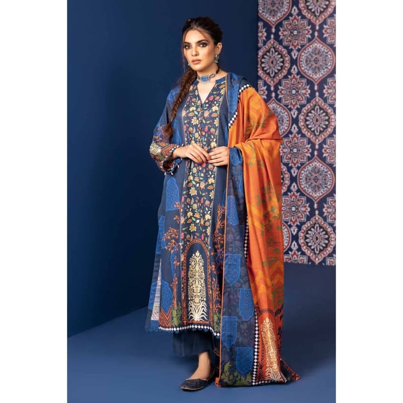 Ideas Khaddar Printed Unstitched Suit K-32001 3PC