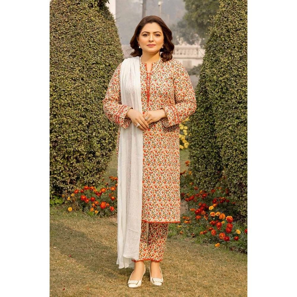 Ideas Printed Lawn Unstitched Shirt SL-42002