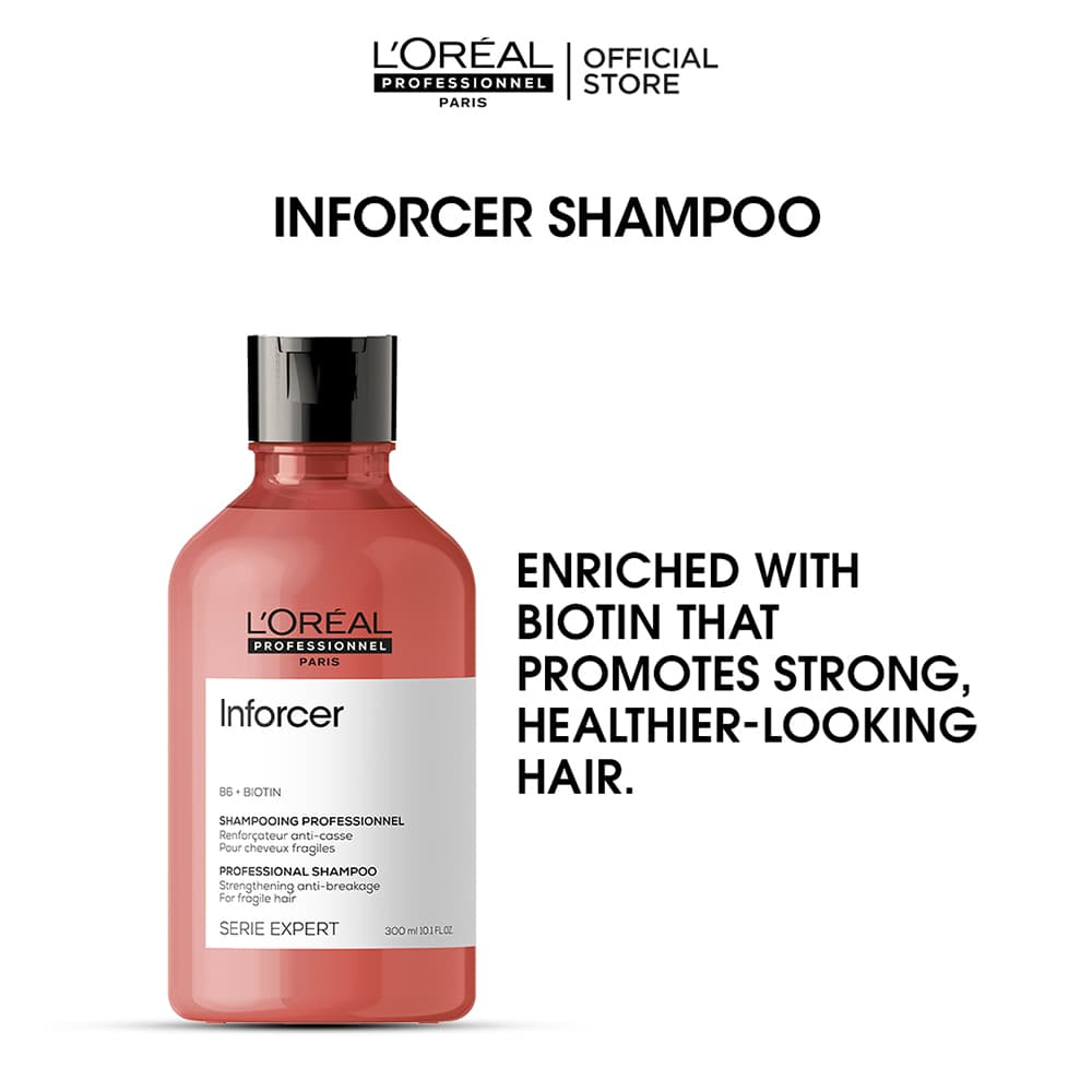 L'Oreal Professionnel Serie Expert Restage Inforcer Shampaoo 300ml- For Weak & Brittle Hair