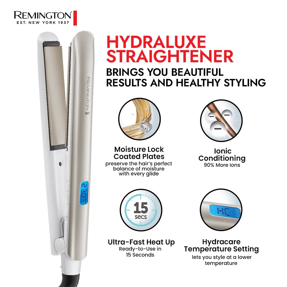 S8901 Remington Hydraluxe Ceramic Straightener