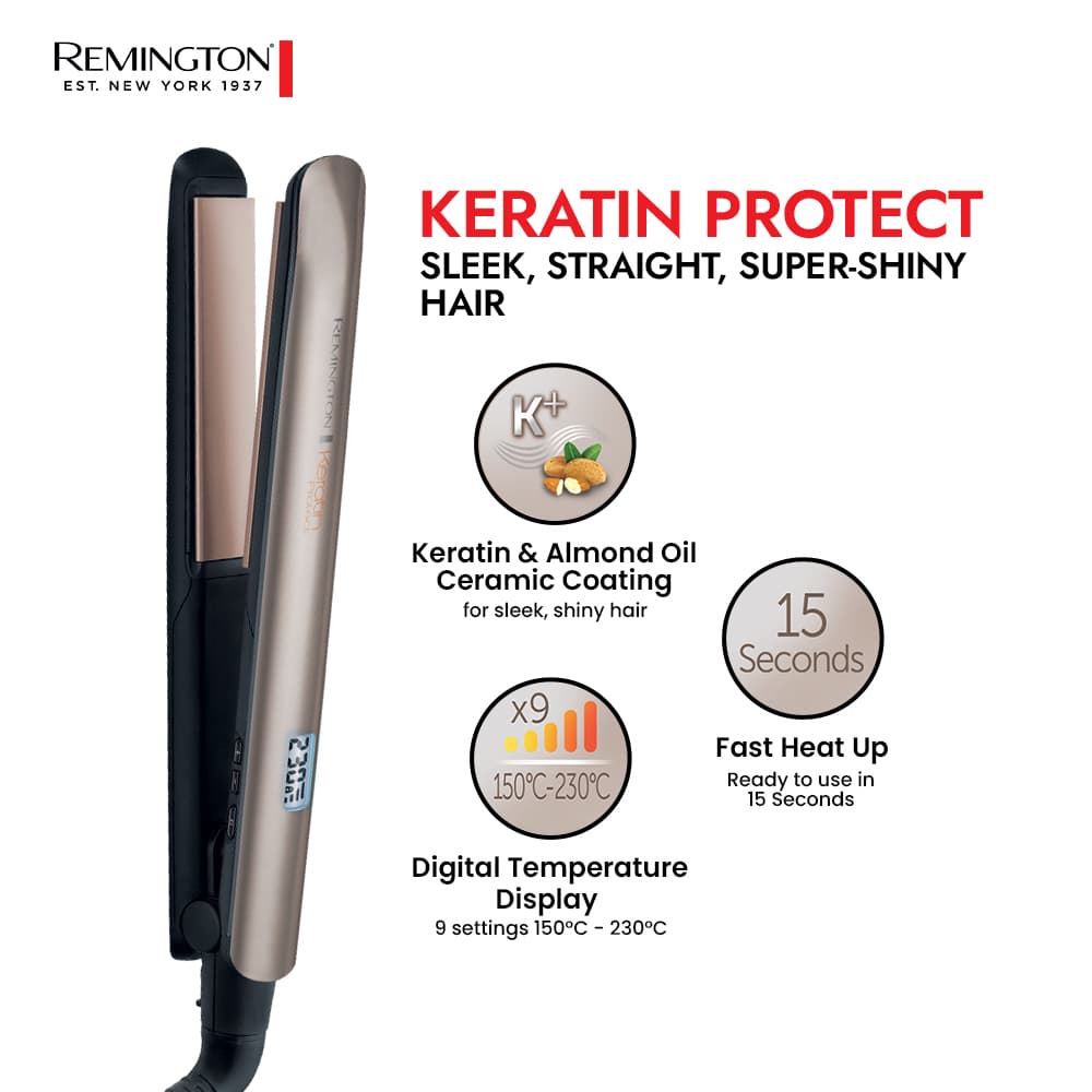 S8540 Remington Keratin Protect Straightener