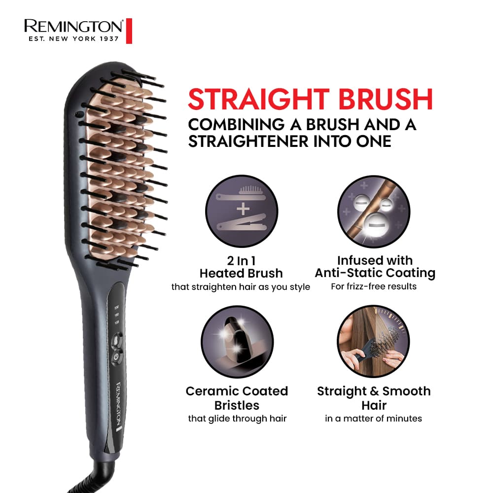 CB7400 Remington Hair Straightening Brush