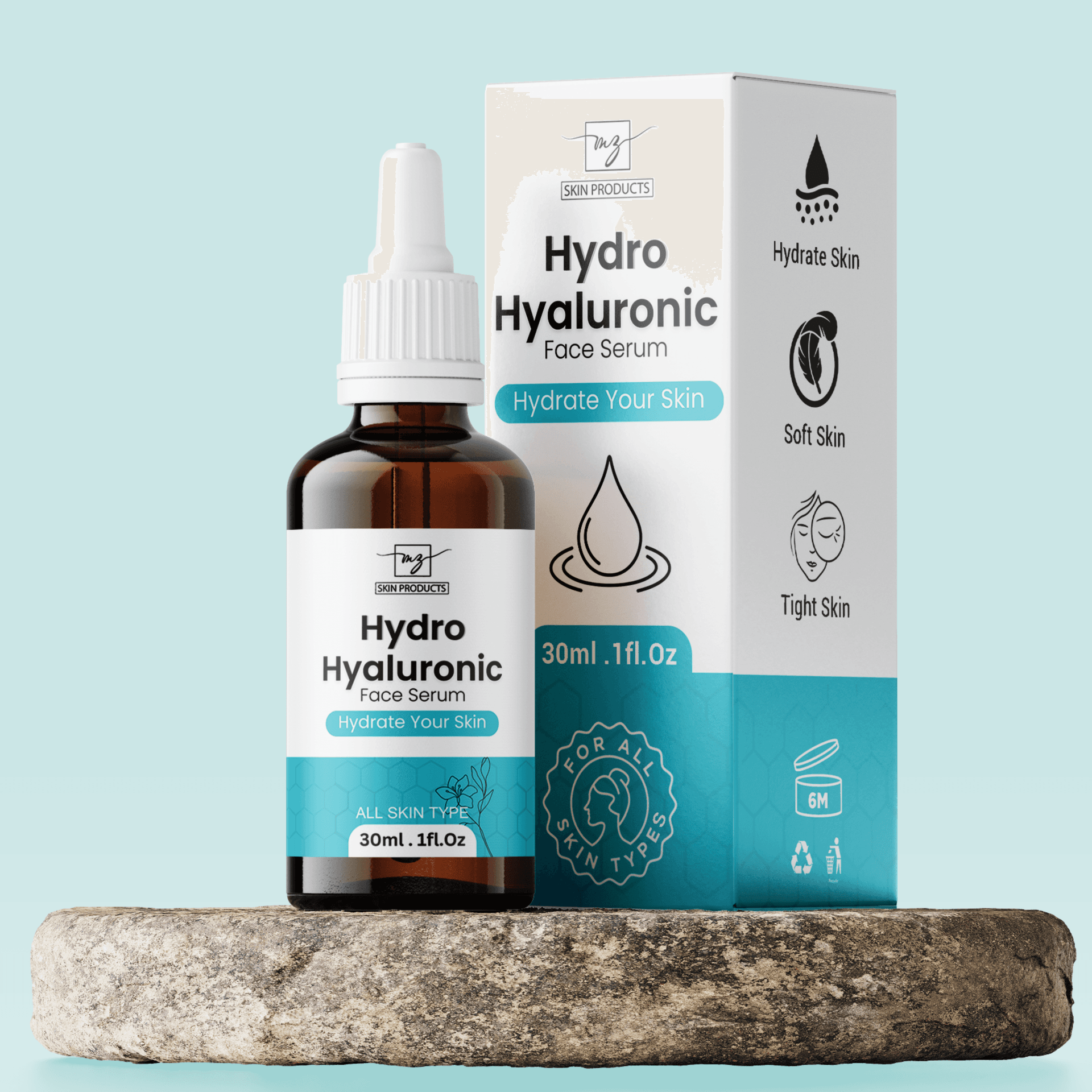 MZ Skin Hydro Hyaluronic Face Serum 30ml