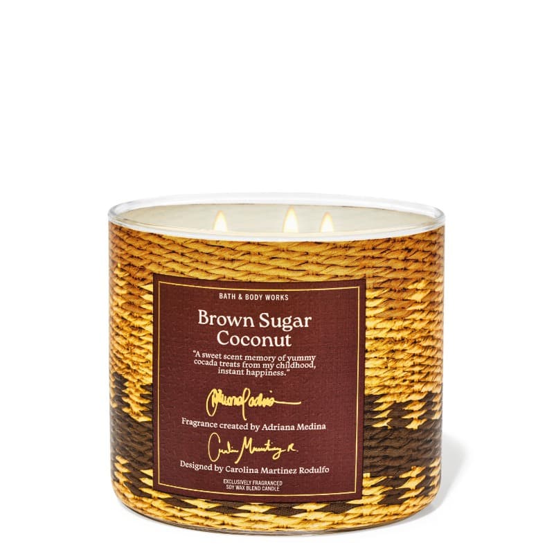 Bath And Body Works Brown Sugar Coconut 3-Wick Candle