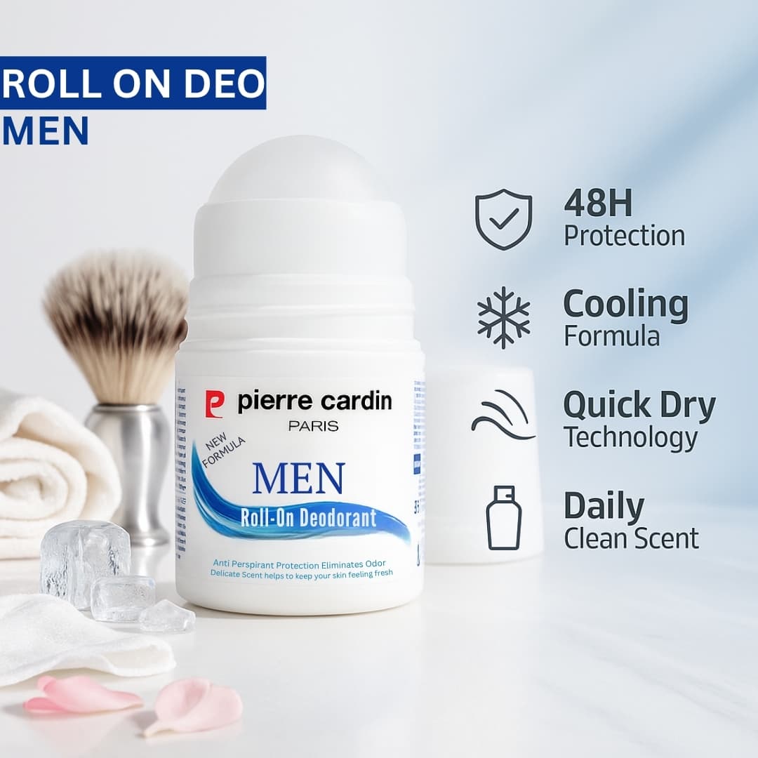 Pierre Cardin Paris Roll On Deodorant For Men 50ml