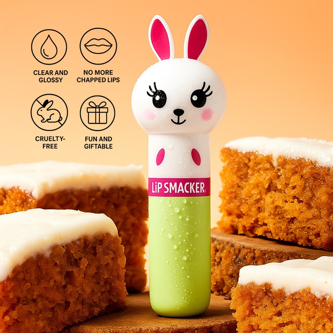 Lip Smacker Lip Gloss for Kids Hoppy Carrot Cake