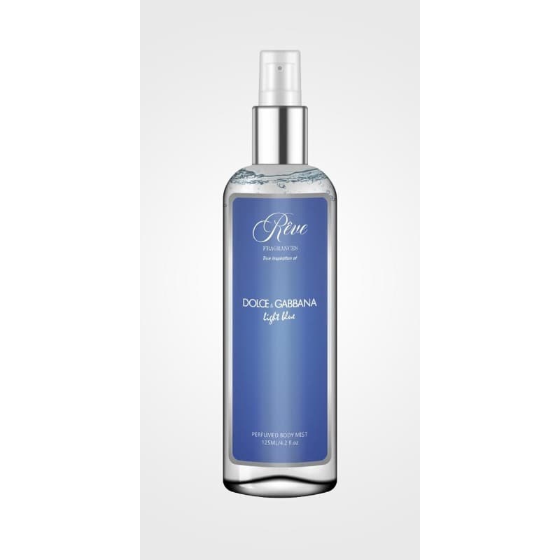 Dolce & Gabbana Light Blue Body Mist By Reve Fragrances 125ml