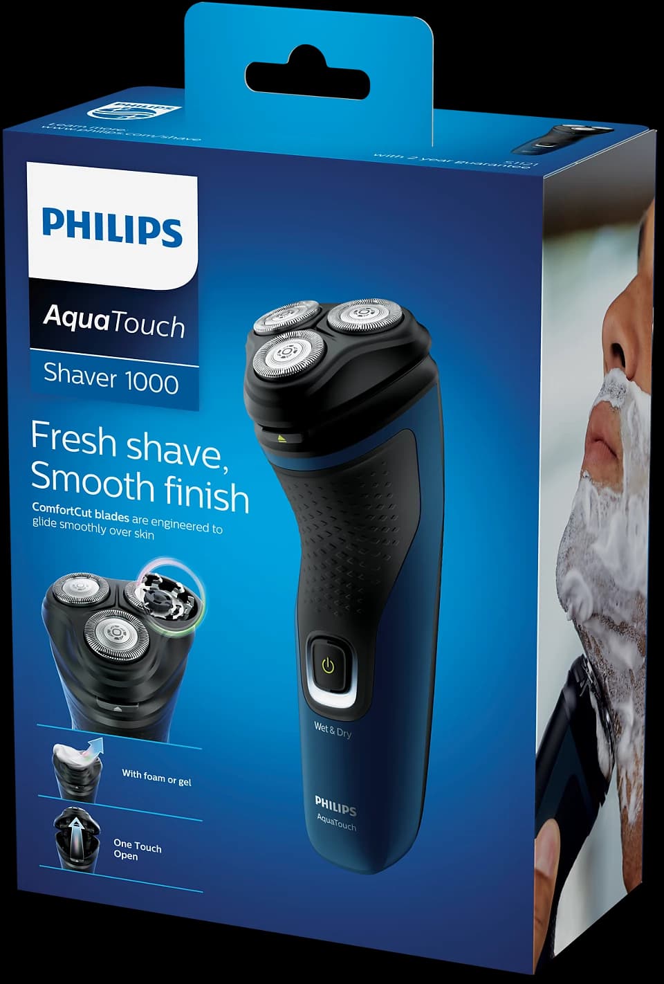 Philips S1121/40 Shaver Series 1000 Wet or Dry Electric Shaver