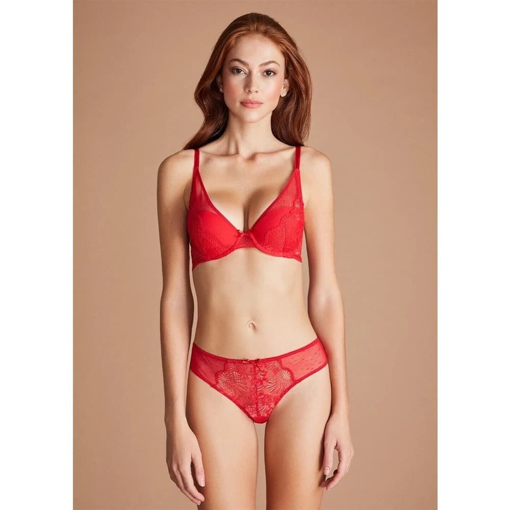 Dagi Lingerie Triangle Support less Bra Set 4610kc
