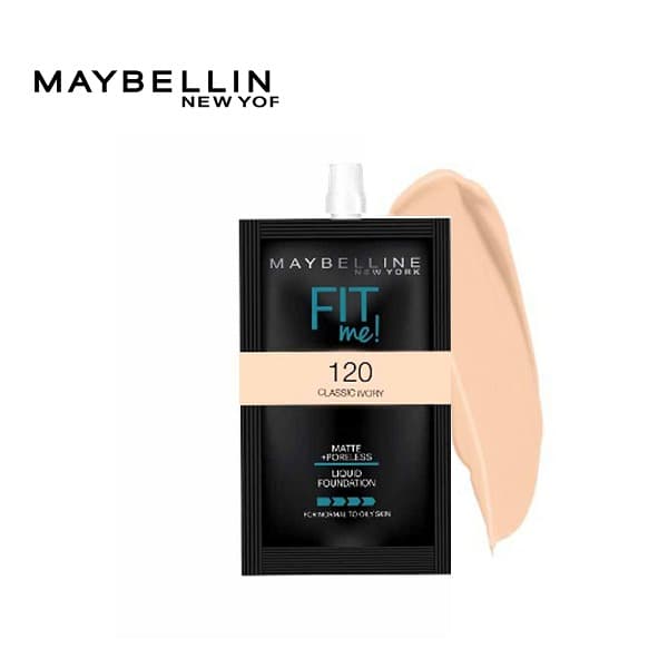 Maybelline New York Fit Me Matte & Poreless Liquid Foundation 5ml Sachet
