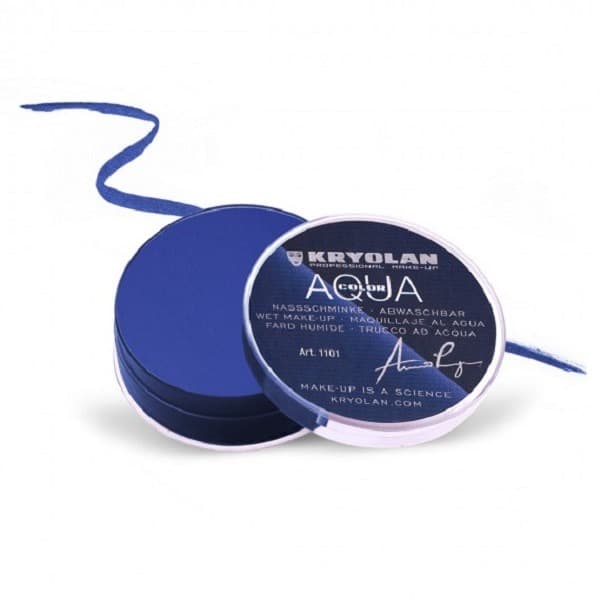 Kryolan Aquacolor Cake Liner Blue