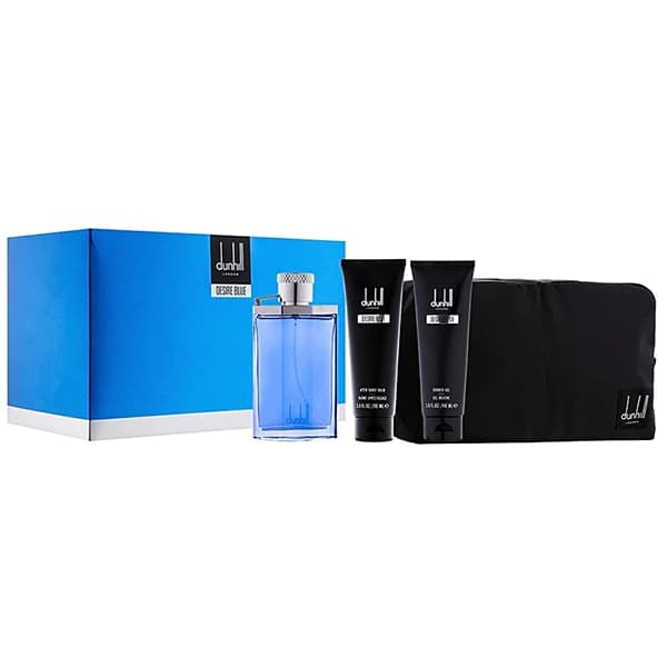 Dunhill Desire Blue 4pcs Gift Set Men EDT 100ml