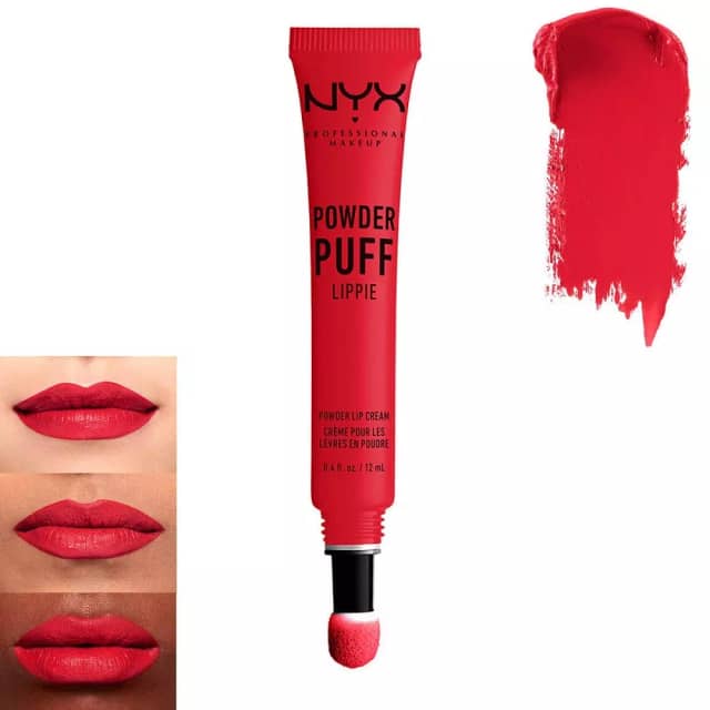 NYX Professional Makeup Powder Puff Lippie Lip Cream Liquid Lipstick