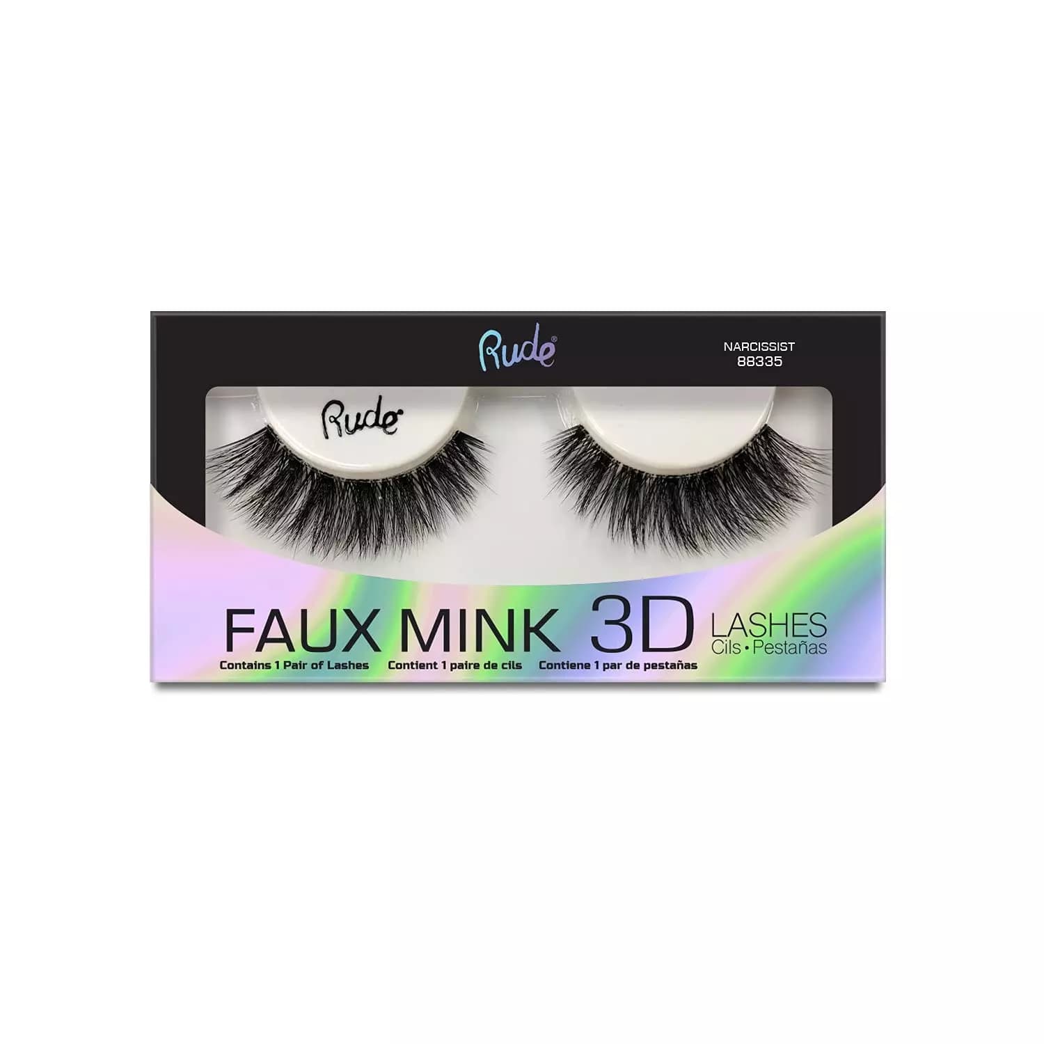 Rude Faux Mink 3d Lashes - Metamorphic