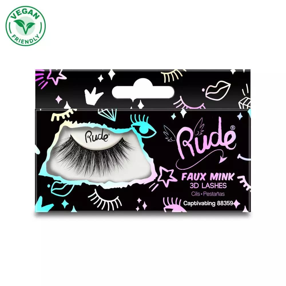 Rude Faux Mink 3D Lashes